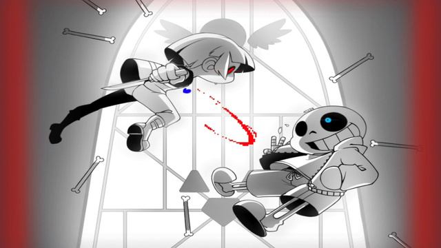 Undertale Stronger Than You - Genocide Remix 【Chara and Sans duet】 смотреть онлайн