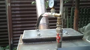 Пиролизный котёл Вадима. Работа. Видео №2. ЧЕРТЕЖИ.