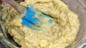 Банановый кекс в духовке рецепт. Ароматный и очень вкусный! Все смешала и готово!#378