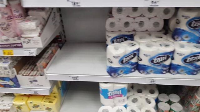 Пятёрочка. г. Щёлково. Недалеко от пассажа "Заречный". 19.03.2020. Ажиотажа нет. смотреть онлайн