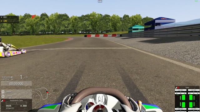 Assetto Corsa -- Circuito de Lignieres -- Go Kart 125 shifter -- Carrera смотреть онлайн