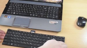 Клавиатура для ноутбука Toshiba - с дефектом