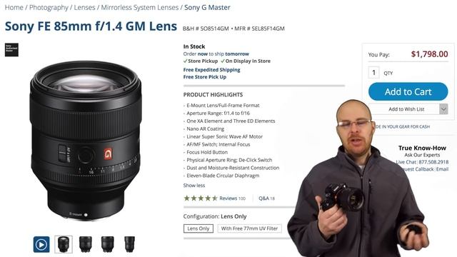 Sony FE 85mm F/1.8 Lens Review - Portrait Lens