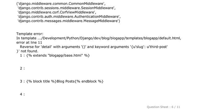 Django : NoReverseMatch - Reverse for 'detail' with arguments and keyword arguments {} not found