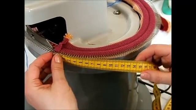 Работа на кеттельной машине. Кеттлевка горловины