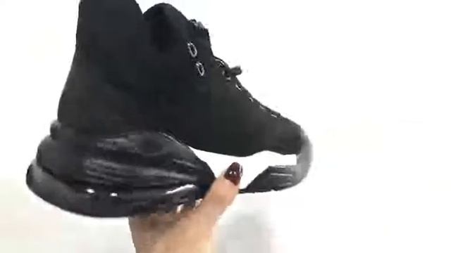 Кроссовки высокие версии носок на резинке с подошвой на воздушной подушке смотреть онлайн