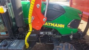 Поездка за торфом для голубики. Небольшой обзор трактора Catmann 50.4 Lux