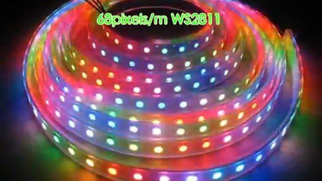 68leds WS2811 digital led strip .avi смотреть онлайн