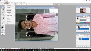 Image Rotate, or photo Rotate with Adobe Photoshop 7.0