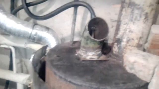 Комбинированная печь для гаража. смотреть онлайн