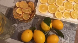 Как я сушу и замораживаю лимоны.