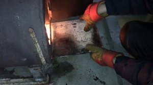 Печь на отработке своими руками. Размеры. Очень просто.