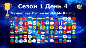 Чемпионат России по Marble Racing Сезон 1 День 4 / World Marble Race
