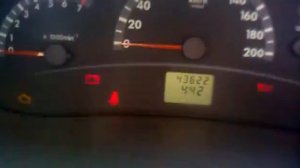 Лада Калина 1118 - установлен индикатор не пристегнутых ремней