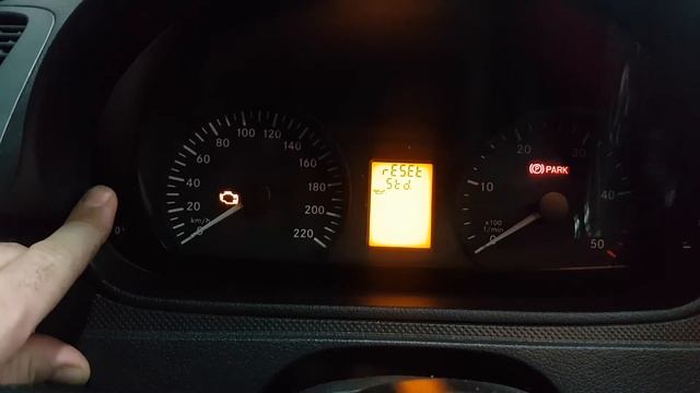 Merzedes  Vito Service zurücksetzen