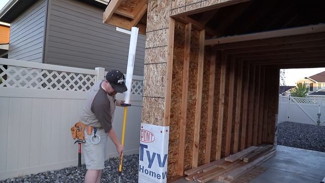 Installing Tyvek Weather Barrier House Wrap: How To Build A Shed ep 12 смотреть онлайн