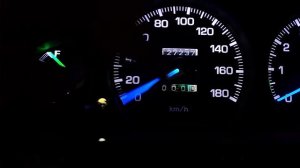 RGB пересвет приборной панели toyota carib