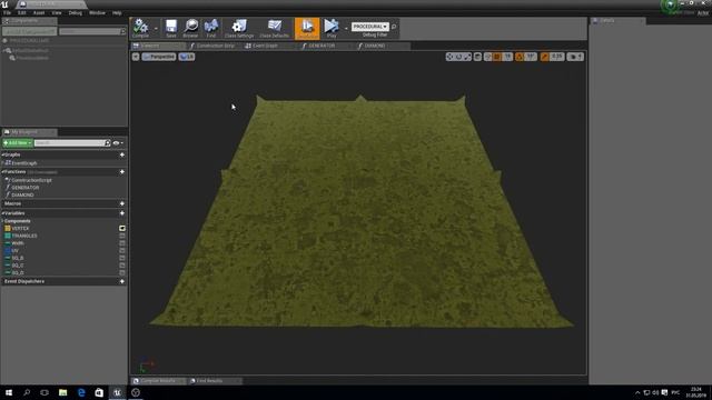 Unreal Engine 4 Процедурная генерация ландшафта   DIAMOND SQUARE ALGORITHM