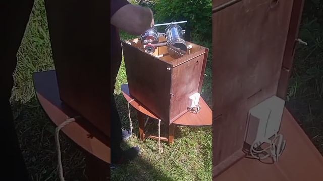 Сборка переносной малогабаритной коптильни электростатического холодного копчения смотреть онлайн