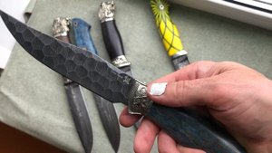 Красивые ножи из дамасской стали посмотрите как сделать нож эксклюзивным