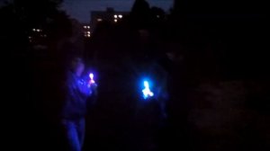 Светящийся чудо вертолет с рогаткой