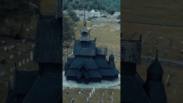 Самая древняя церковь в Норвегии Borgund stavkirke