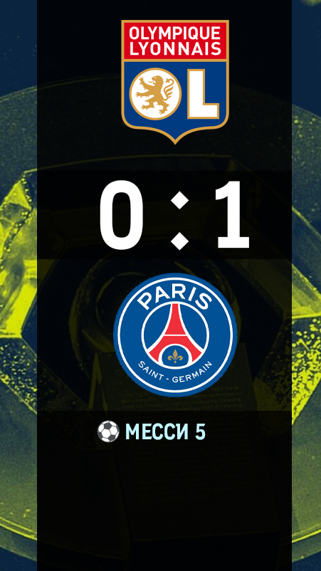Лион 0-1 ПСЖ Обзор Матча | Olympique Lyonnais 0-1  PSG Highlights