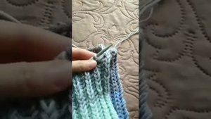 Как сшить снуд английской резинкой