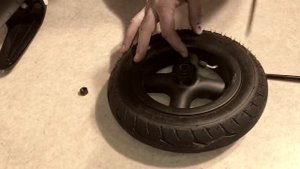 How to Disassemble / Replace the Ball Bearings on a Stokke Trailz Front Wheel
