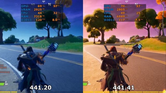 Fortnite 2 | New Drivers Nvidia | 441.20 vs 441.41 | GTX 1660 ti | Test FPS смотреть онлайн