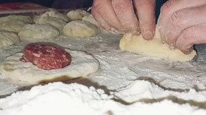 Пирожки с мясом по домашнему "Треугольнички"