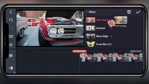How to add VHS effect to video in KineMaster