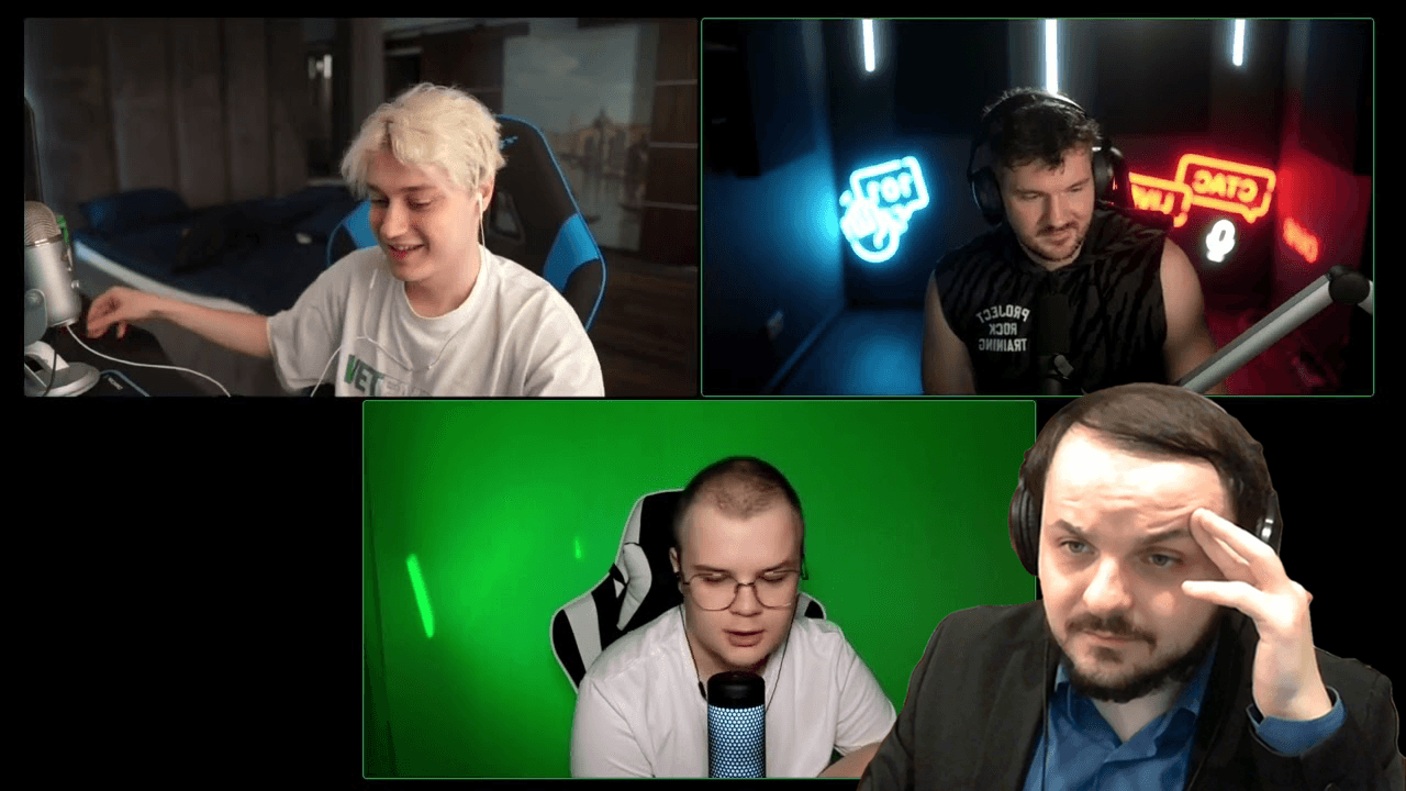 Жмиль смотрит общение Стаса, Каши и Некоглая смотреть онлайн