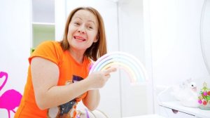 Anabella helps Bogdan get ready for school