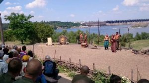 Остров Хортица - Запорожская Сечь. Запорожский 700-летний дуб