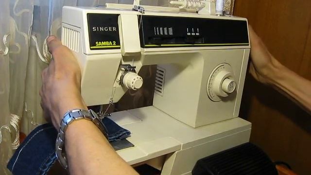 Sewing machine Швейная машина Singer 6211C test двойная игла смотреть онлайн