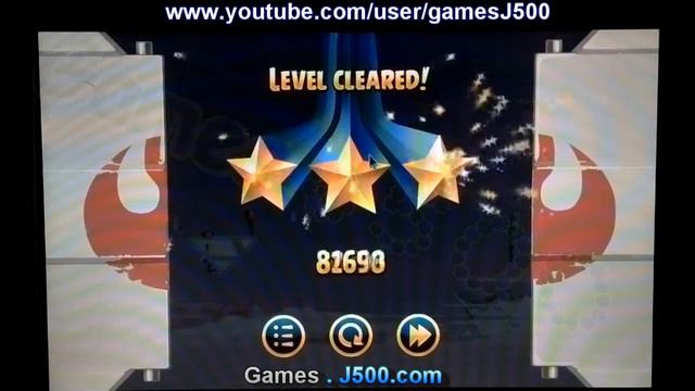 Angry Birds Star Wars 4-12 CLOUD CITY Walkthrough 3 Stars Sterne Android смотреть онлайн