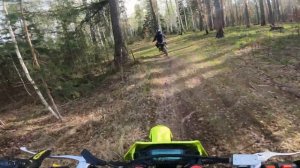 Первая покатушка на новом Racer K2, ЧАСТЬ 2 #эндуро #кросс #racer #racerk2