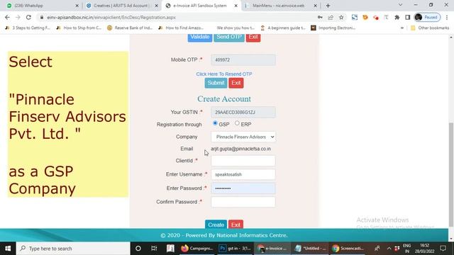 How to Create Sandbox Credentials (User ID & Password ) for E-Invoicing смотреть онлайн