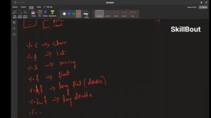 Variables and Data Types (part-2) | Format specifiers of all data types | Idris mibweb | SkillBout