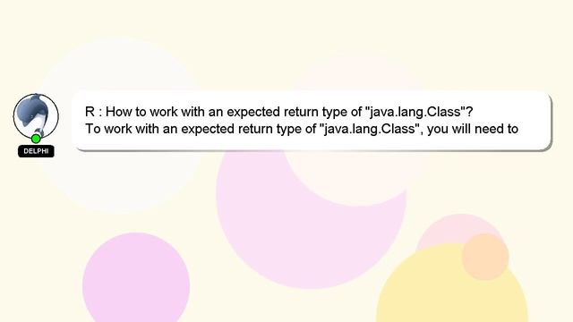R : How to work with an expected return type of "java.lang.Class"? смотреть онлайн