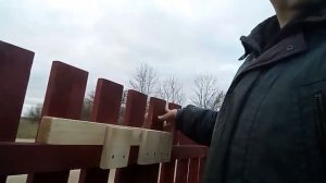 Самый простой запор на ворота