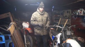 Первый выезд... Гусеница на мотоцикл сноубайк своими руками!