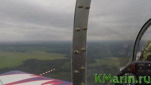 Как видит Полет на самолете И-3 второй пилот - Аэродром "Ватулино", Рузский р-н, МО - 2015