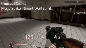 TF2: Unusual Taunt - Mega Strike - Spent Well Spirits (Demonstration)