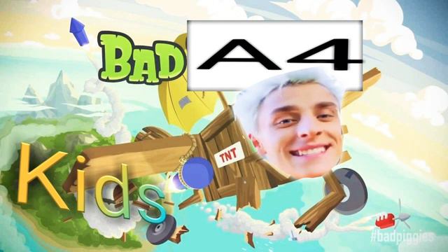 Bad Piggies Theme & A4 - Kids (мэшап) смотреть онлайн