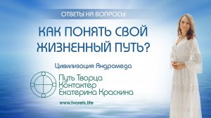 Как понять свой жизненный путь  Ченнелинг