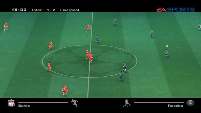 UEFA Champions League 2004—2005 HD Edition. Gameplay. PC. Inter Milan vs. Liverpool смотреть онлайн