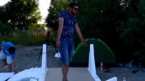 ЯХТА ИЗ ПЕНОПЛАСТА И МОНТАЖНОЙ ПЕНЫ