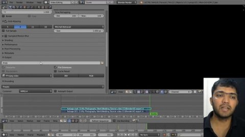 #Blender-40 Export/Render/Convert Video in MP4 Format in Blender